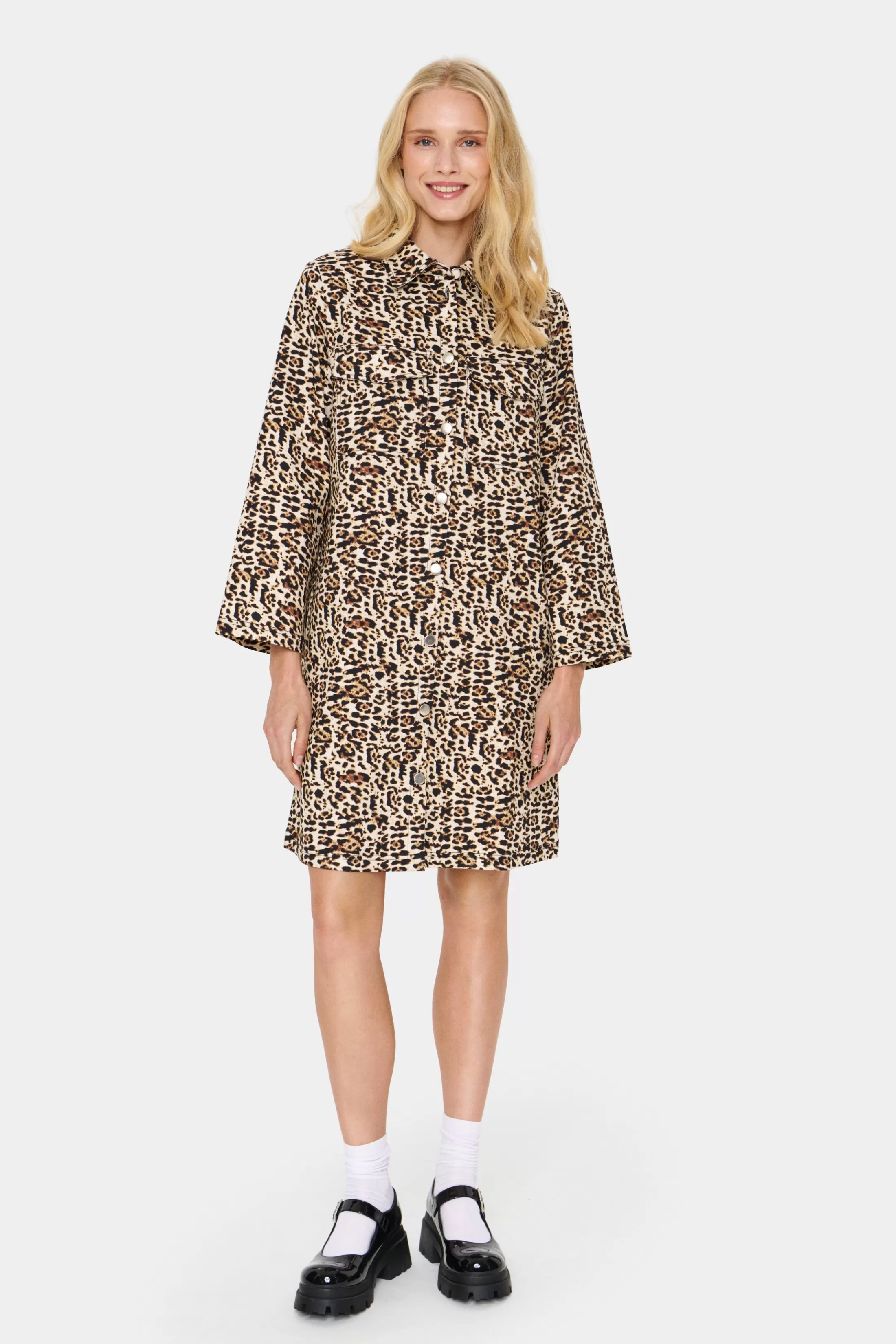 ZeekaSZ Leopard Kjole*SaintTropez Flash Sale